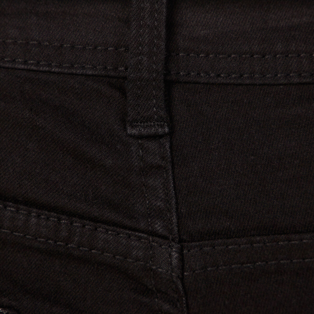 Jeans slim stretch longueur 34 denim noir homme