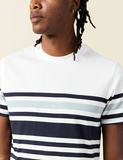 T-shirt éco-responsable bleu marine homme