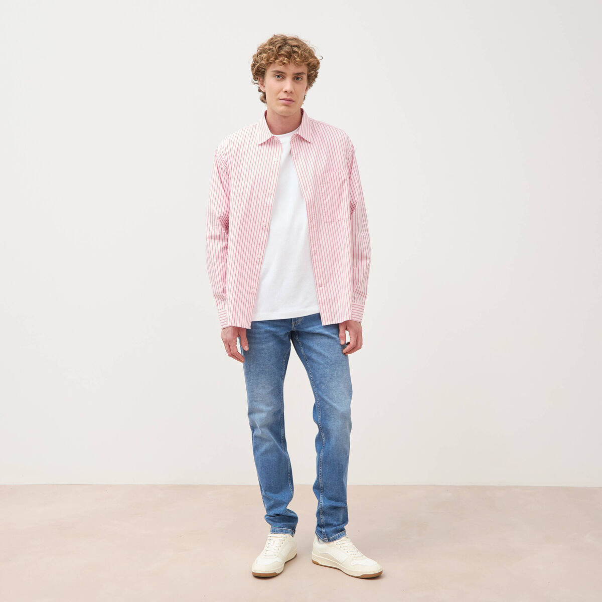 Jeans slim denim stone homme