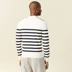 Pull manches longues ecru homme