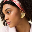 Boucles d'oreilles clous couleur or femme