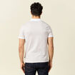 Polo éco-responsable blanc homme