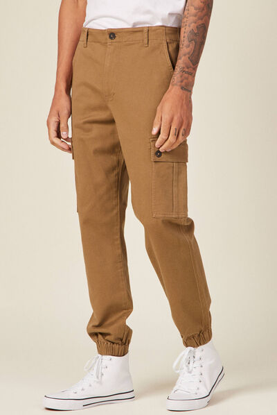 Pantalon battle beige homme