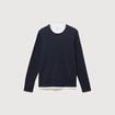 T-shirt manches longues bleu marine homme