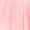 Chemise manches courtes rose femme