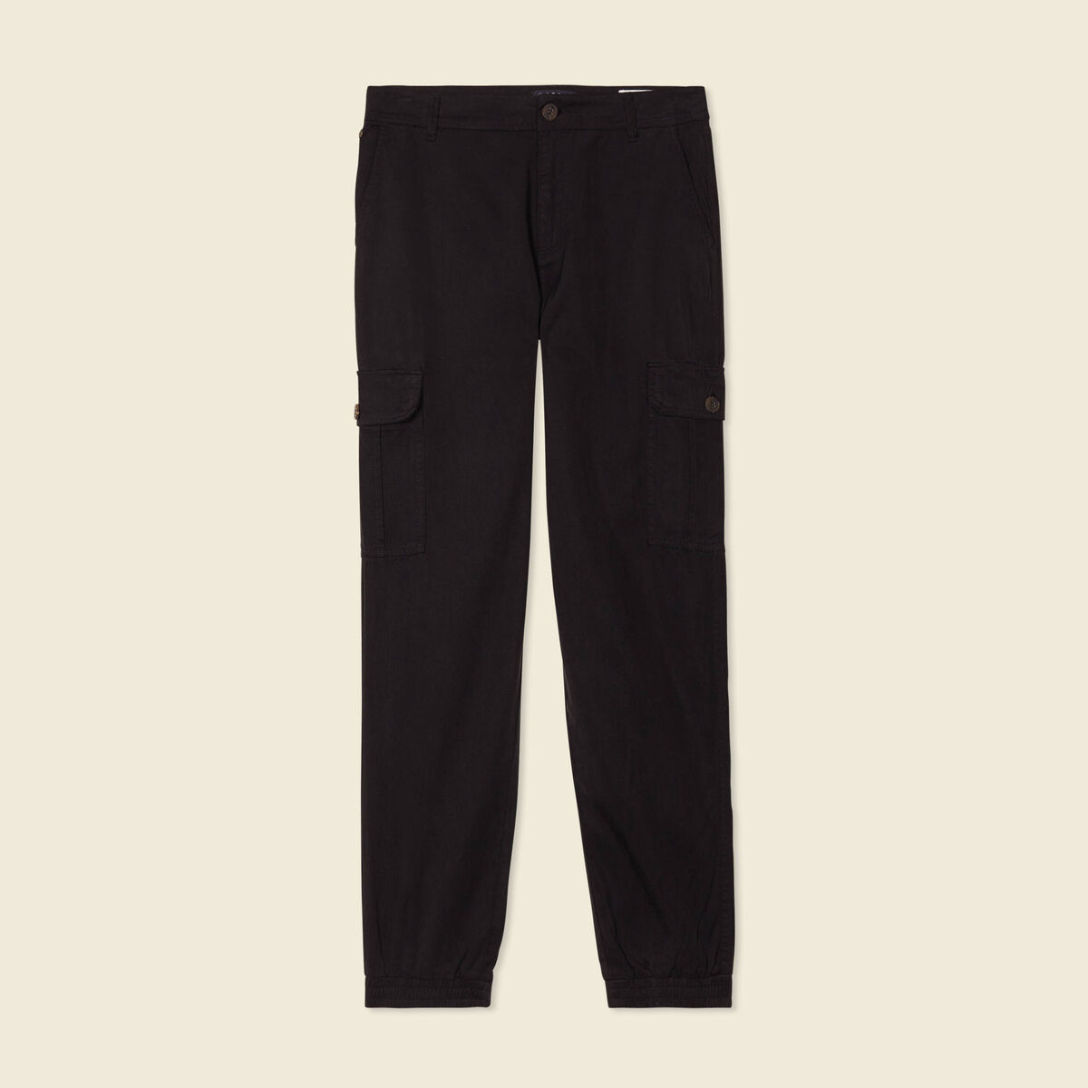 Pantalon éco-responsable noir femme
