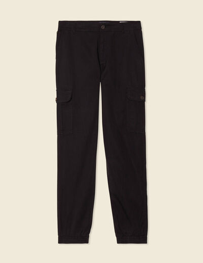 Pantalon éco-responsable noir femme