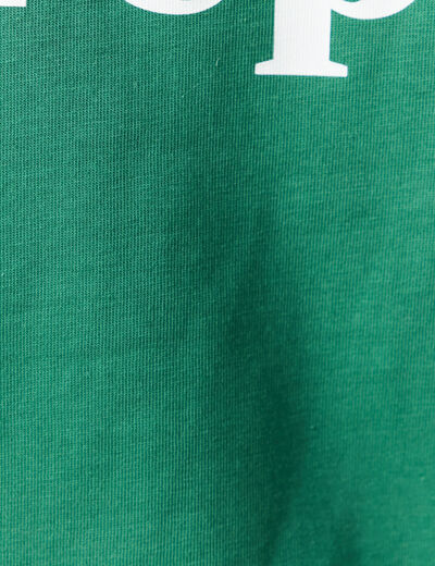 T-shirt en coton vert homme