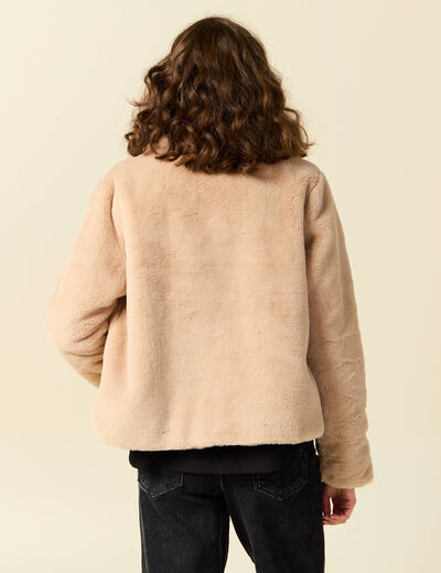 Manteau éco-responsable beige femme