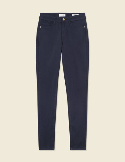 Pantalon Audrey - skinny push up bleu marine femme