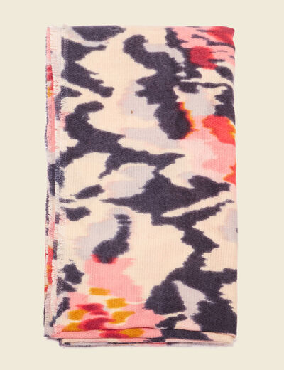 Écharpe multicolore femme