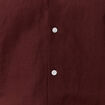 Chemise manches longues bordeaux homme