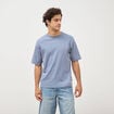 T-shirt manches courtes bleu gris homme