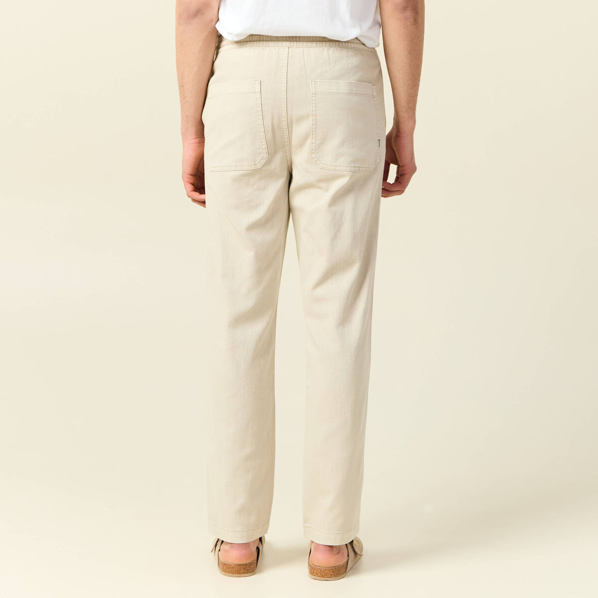 Pantalon chino sable homme