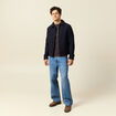 Pull manches longues bordeaux homme