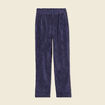 Tregging velours 7/8ème bleu marine femme