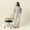 Jeans baggy bleu ciel femme