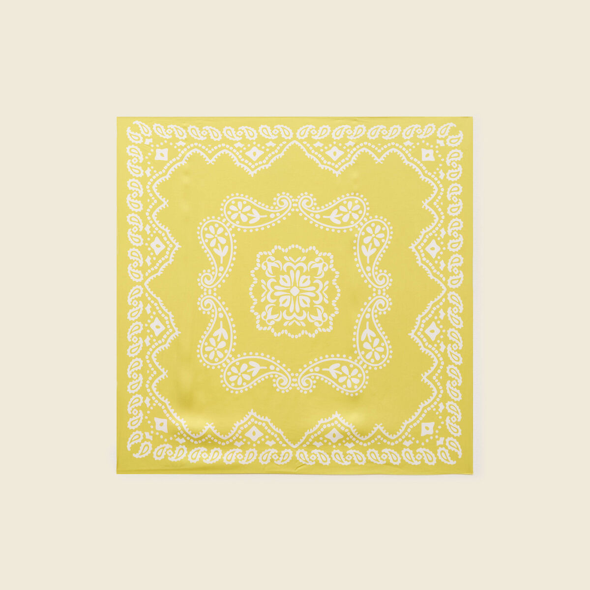 Foulard vert fluo femme