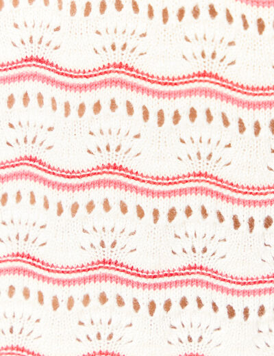 Pull éco-responsable rouge femme