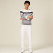 Pull éco-responsable ecru homme