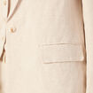 Veste blazer éco-responsable sable femme