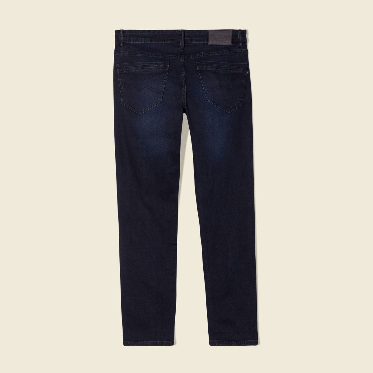 Jeans slim éco-responsable denim blue black homme
