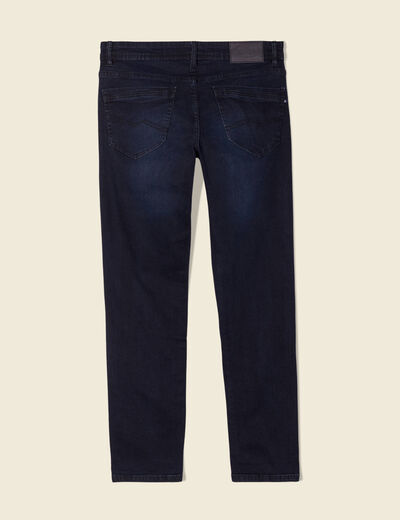 Jeans slim éco-responsable denim blue black homme