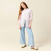 Jeans large baggy élastiqué denim used femme