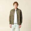 Surchemise manches longues taupe homme