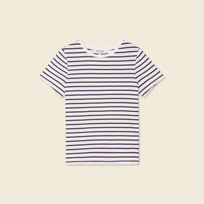 T-shirt manches courtes ecru femme