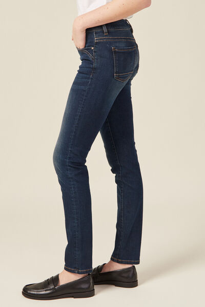 Jeans Camille - slim denim brut femme