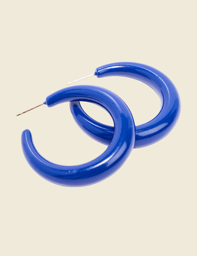 Cr&eacute;oles bleu electrique femme