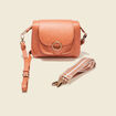 Sac besace marron femme