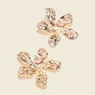 Boucles d'oreilles clous couleur or femme