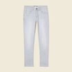 Jeans slim éco-responsable denim bleach homme