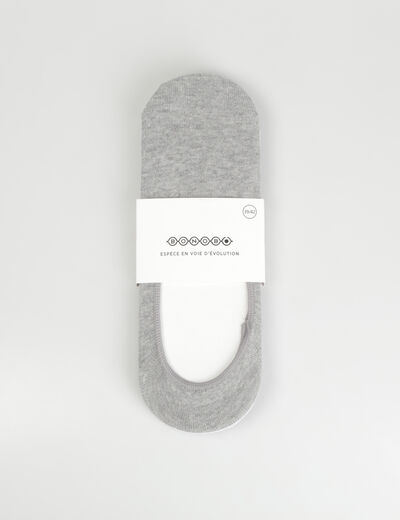 Lot 3 paires chaussettes gris clair homme