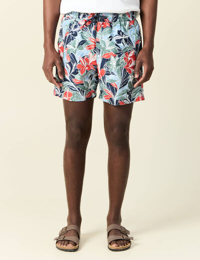 Short de bain bleu marine homme