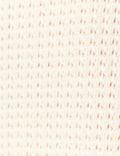 Polo éco-responsable creme femme