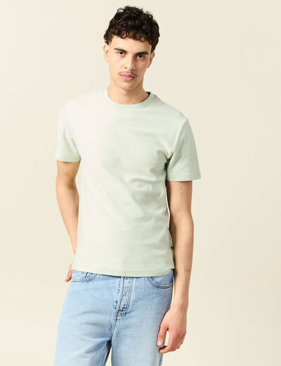 T-shirt manches courtes vert clair homme
