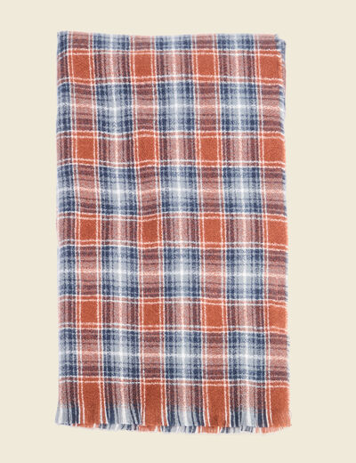&Eacute;charpe marron cognac homme