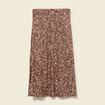Jupe &agrave; sequins doubl&eacute;e vieux rose femme