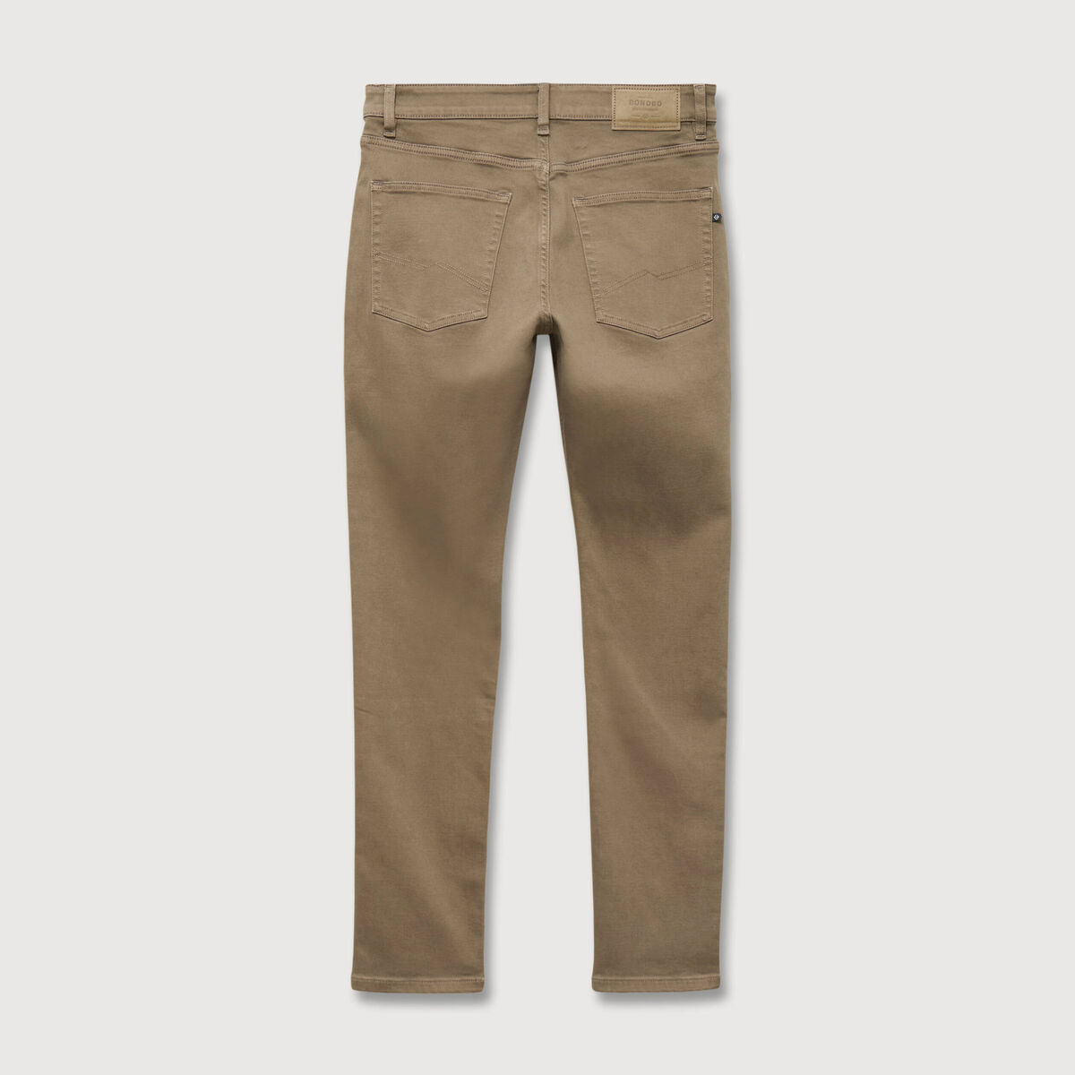 Pantalon chino slim sable homme