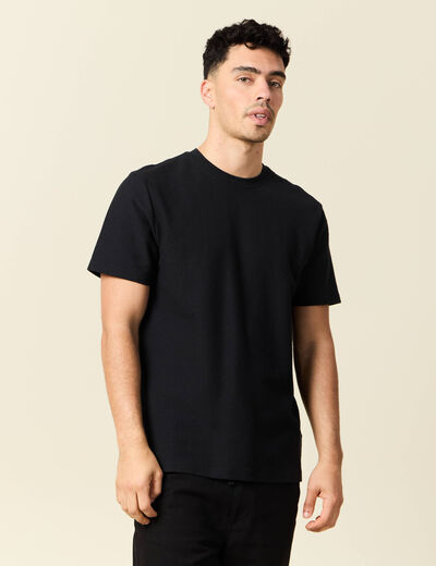 T-shirt manches courtes noir homme