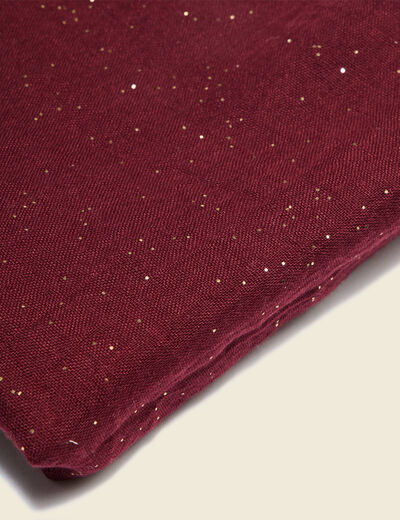 Foulard bordeaux femme