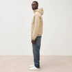 Parka coupe r&eacute;guli&egrave;re &agrave; capuche beige homme