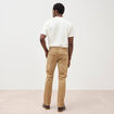 Jeans straight longueur 32 denim camel homme