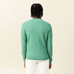 Pull éco-responsable vert homme