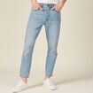 Jeans slim 5 poches denim bleach homme
