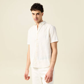 Chemise manches courtes sable homme