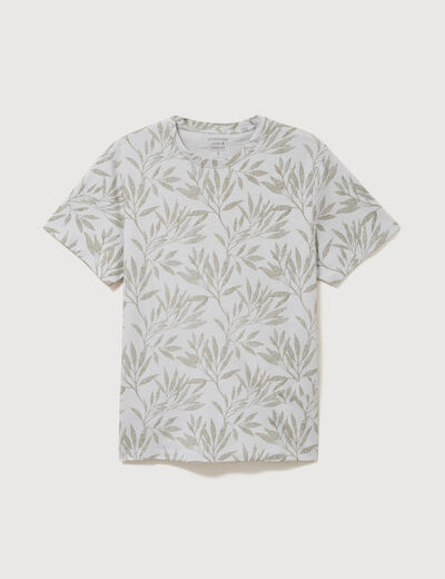 T-shirt manches courtes bleu ciel homme